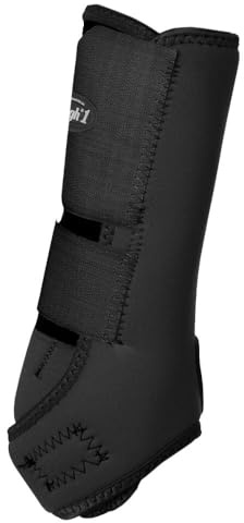 Tough 1 Economy Vented Front Sport Boots, Black, Medium