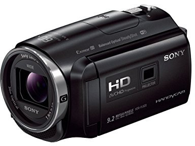 Sony HDR-PJ620 Full HD Camcorder with Built-In Projector (30x Optical Zoom, Balanced Optical SteadyShot, Wi-Fi and NFC)