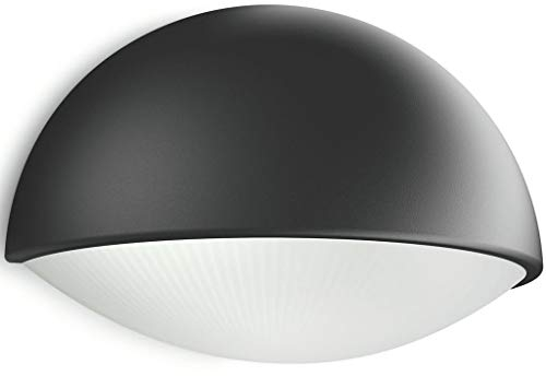 Philips myGarden Dust - Aplique para exteriores LED, luz blanca cálida, 3 W, equivalente a 27 W, IP44, color antracita