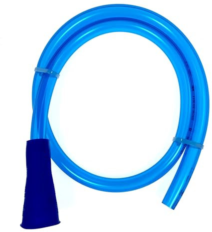 W4 Fill Up Hose Blue - Water Container Filler Tube with Tap Connector – 1 Meter Hose for Easy Water Filling, No Backache, Fits Most Tap Sizes, Durable and Convenient