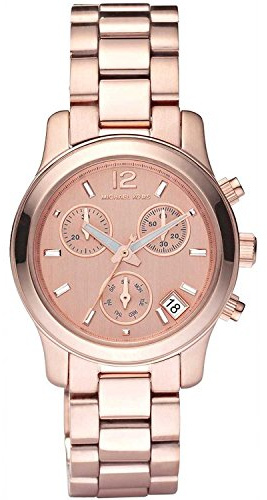 MICHAEL KORS - MK5430 - Montre Femme - Quartz Analogique - Cadran Rose - Bracelet Acier Rose