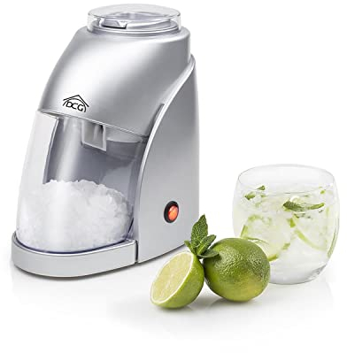 DCG Eltronic IC2888 55W Eléctrico triturador de hielo - Picador de hielo (Eléctrico, Plata, 245 x 150 x 245 mm, 55 W)