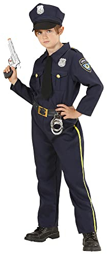 W WIDMANN MILANO Party Fashion - Kinderkostüm Polizist, Uniform, Cop, Polizei, Faschingskostüme