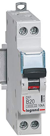 Disjoncteur DX³6000 - U+N 230V~ 20A - courbe B - 1 module