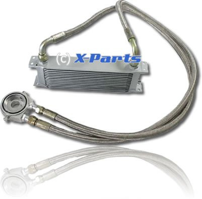 Universal Oil Cooler Connection Set Steel Flex 3/4-Inch, New