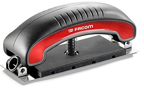 Facom CR. SBS Sanding Block 70 x 200 mm Auto Adjustable | Repairs with Putty in Bodywork, Insole with Self-adhesive Grip, Peripheral Dust Suction