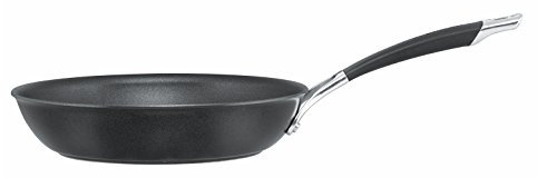 Circulon Momentum Non Stick Frying Pan 25cm - Induction Frying Pan with Oven Safe Soft Grip Handles, Dishwasher Safe, Metal Utensil Safe Durable Cookware, Black