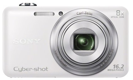 Sony DSCWX60 Digital Compact Camera - White (16MP, 8x Zoom)