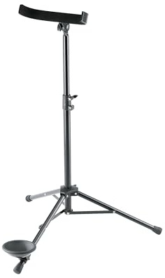 K & M 15045 Kontrafagottständer schwarz