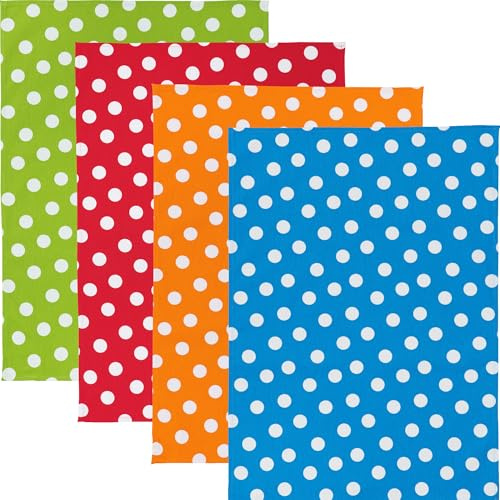 Erwin Müller Geschirrtuch 4er-Pack Baumwolle Punkte Größe 50x70 cm
