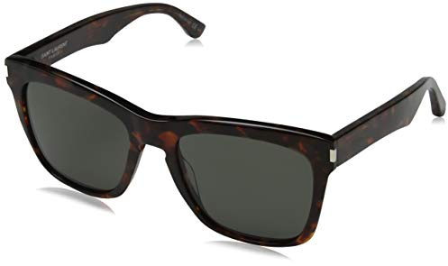 Saint Laurent Herren SL 137 DEVON 002 Sonnenbrille, Braun (AVANA/GREY), 55
