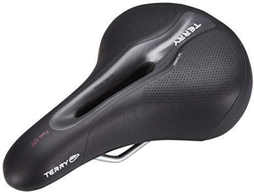 Terry Fisio GTC Gel Touring Woman Sattel mit Light FeC Stahl-Gestell und ClimaVent Obermaterial in der Farbe Schwarz, Sitzbreite: 9cm - 12cm, 423 001 53