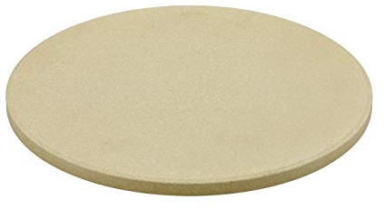 Rösle 18328 Pietra per Pizza Rotonda, 33 cm, Argilla refrattaria, Beige