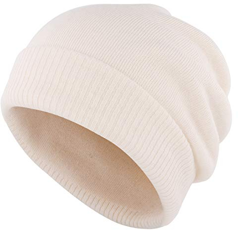 Gisdanchz Herren Wintermütze Slouch Beanie Männermützen Winter Mütze Wolle Fischermütze Fleece Wintermütze Strickmütze Damenmütze Winter Hats for Women Wollmütze Damen Beanies Fisherman Beige
