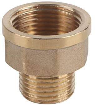 Adattatore esagonale di riduzione per tubi dell'acqua Quick Connect, filettatura esterna 1/2 BSPT e filettatura interna 3/4 BSPT