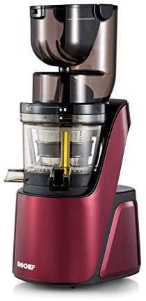Estrattore BioChef Quantum Juicer in 3 colori. Imboccatura larga per una spremitura facile - frutta e vegetali anche interi | Spremiagrumi con motore industriale
