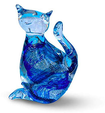 Gocce di Murano Adorno de centro de mesa con forma de animal de cristal fabricado en Italia, elaborado artesanalmente según la tradición de los artesanos de Murano, vidrio soplado con reflejos