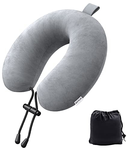 Senders Reisekissen Memory Schaum Nackenkissen Schlafrestkissen Leicht Schnell Verpackt für Reisen Camping Auto