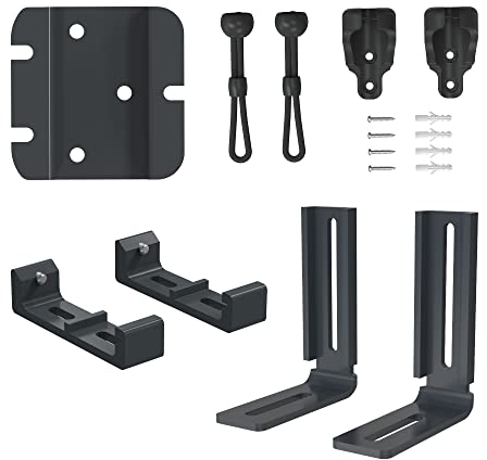 paramondo Ersatzteil-Set für Außenrollo Senkrechtmarkise 2000 Markisenzubehör Halterung Wandhalterung Befestigungsmaterial, Anthrazit