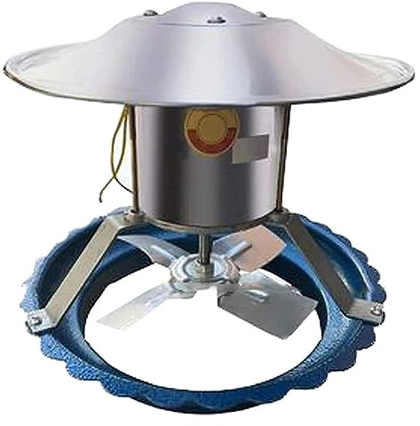 JHKJ Rauchsauger 120 W, Rauchabzugsventilator, Kaminabzug, Kaminventilator, Ventilator, Abluft, Kaminabzug, Grillluft, Rauchabzugsventilator, Durchmesser 21 cm,24cm