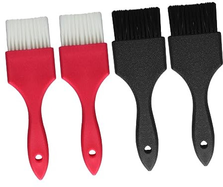 Angoily 4 Stücke Haarfärbebürste Set Barber Haarfärbemittel Werkzeug Salon Supplies Pc Material Griff