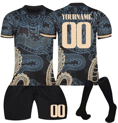 Personalisierte R.Madrid Fußball Trikot, Customizable Trikot Mit Namen Kinder, Individuelles Fussball Trikot Shorts Socken Jungen Herren Benutzerdefiniertes
