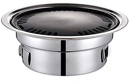 MYVVKIA Parrillas de Barbacoa de Estilo Coreano, Parrillas de Barbacoa de Acero Inoxidable, Estufa con Parrilla de carbón para Barbacoa al Aire Libre, Accesorios para Barbacoa de