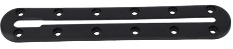 Baxnore Low-Profile-Schiene, Nylon-Low-Profile-Montageschiene, kompakte, leichte Kajak-Ausrüstungsschiene, Multifunktions-Kajak-Trackball-Komponente für Geräte