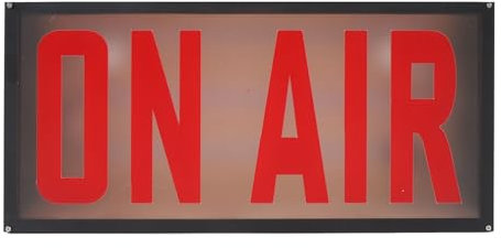 ON AIR Neon Schilder, USB betriebene LED Studio Live Dekorative Leuchten, 12 Farben Wand Montage Warnschild für Live Streaming Studio Rundfunk für Youtube