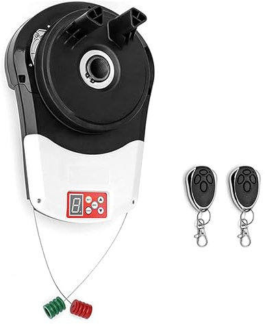 Automatic Roll Up Door Opener for Garage, Warehouse, Store, Barn, Farm - Includes 2 Remotes