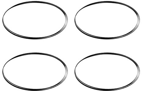 VDLLQYN, Confezione da 4 lame for sega a nastro sottili SK5 da 1400x3,2x0,4 mm/55x1/8x0,016 for taglio di legno, PVC, alluminio sottile, 170820 ，Lame per seghe a nastro