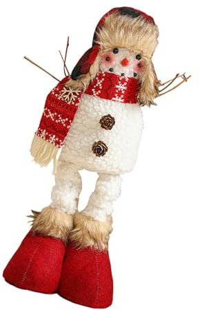 Pupazzo di neve figura ornamento albero di Natale adorment negozio decorazione finestra festival festa adorazione forniture