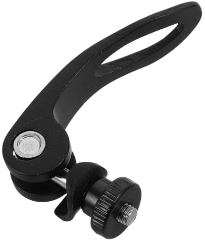 Milisten Bike Seat Pole Clamp Quick Release Bolt M5x28mm Aluminum Adjustable Bicycle Clamp for Adult Mountain Road Bikes
