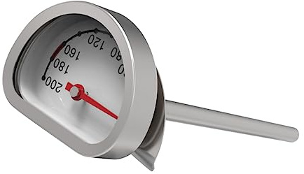 FUNOMOCYA 1 pezzo Termometro per Olio Misuratore Temperatura per Frittura per Cucina e Barbecue Alta Precisione e Design Antiscivolo Batteria