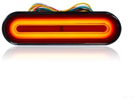 10-80V 60 LED Feu arrière de frein avec feux de position et clignotants séquentiels pour motos, vélos, scooters, quads, UTVs, camions, remorques, chariots