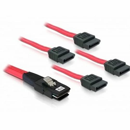 DeLOCK Cable SAS INT. 36pin-4x SATA 1m