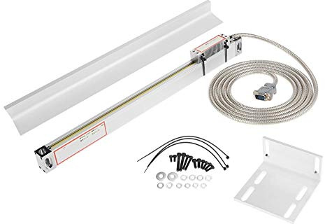 Linear Scale, 300mm 12 Lathe Mill Digital Readout Encoder Electronic Measuring Ruler Optical Linear Encoder for JCS900-2AE/3AE DRO