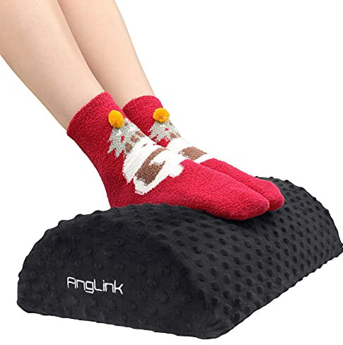 AngLink Fußstütze unter Schreibtisch ergonomisches Fußablage verstellbar Footrest Under Desk Fußbank für Büro Home Gaming