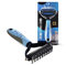 Fur Magic Dematting Comb for Dog & Cat – Pet Deshedding Tool for Removing Loose Undercoat, Knots, Mats – Dog Brush for Grooming – Dual Sided Undercoat Rake