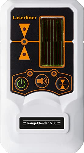 LASERLINER - RangeXtender G 30 - Célula receptora RangeXtender RX30 - RXReady - Alcance de radio de 30 m - Montaje universal - Para niveles láser de haz rojo