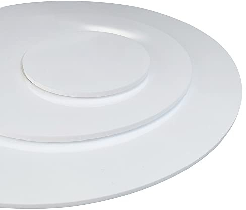 Signalétique.biz France - Plaque de verre acrylique rond blanc. Feuille de verre. Disque rond blanc. Plaque PMMA XT. - 20 cm (200 mm) - - 2 mm -