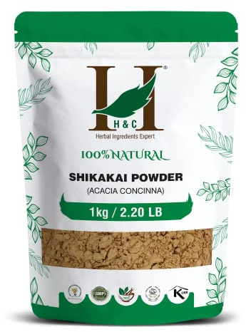 H&C 100% natürliches Shikakai (Akazie Concinna) Pulver – 1Kg