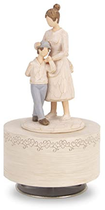 YT3 Studio Music Box Mom Gift, Gifts for Mom from Son, Funny Sculpted Hand-Painted Musical Figure Gifts for Mom, Son, Birthday Gifts, Musical Box Melody My Baby