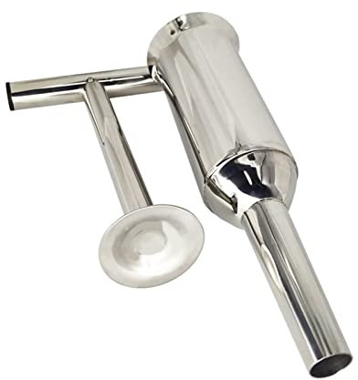 Sausage Stuffer Homemade Stainless Steel Sausage Maker Sausage Stuffer Filling Nozzle Manual Sausage Syringe Sausage Filler