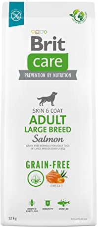 Brit Dry Dog Food Care spannmålsfri för vuxna, lax med potatoes, 12 kg