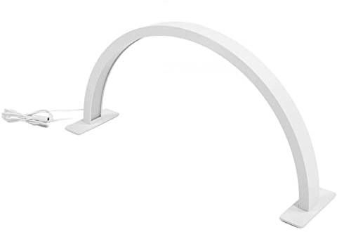 Asixxsix Lash Light, Lampada a Mezzaluna da Tavolo da 25W per L'estensione delle Ciglia 3000K-6500K Lampada per Ciglia a LED Dimmerabile Facialist Lampada Lunare Illuminazione per Tatuatori