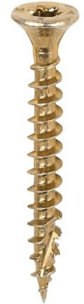 Torx Head Wood Screws High Performance Countersunk Multi-Purpose Screw 12-200mm (Pack of 20, 50, 100, 200, 500) (100, 5x90)