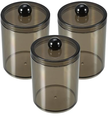 VOCOSTE 3Stk.Wattepads-Halter, Kosmetik-Organizer, Wattepadspender Aufbewahrungbox Wattestäbchen Behälter für Badezimmer