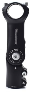 Mountainbike-Vorbau Um 90 Grad Verstellbar 25,4mm (1 Zoll)/31,8mm (1-1/4 Zoll) Lenkervorbau-Riser 90/110mm Alu-Legierung Fahrrad Verstellbare Lenker-Riser-Verlängerung ( Color : Black , Size : 25.4*90