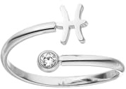 Purelei Sternzeichen Ring – Wasserfester Damenring aus langlebigem Edelstahl – Verstellbare Ringe von Größe 50 bis 66 – Modeschmuck für deinen individuellen Look
